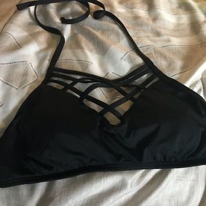 Missing black swim top new never used
